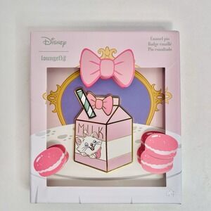 Loungefly Disney Aristocats Marie Milk Carton Pin LE 1000 3" Enamel New in Box